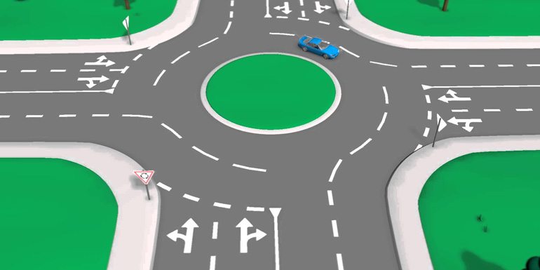 Roundabout: When Should I Start Indicating To Show I Am Taking An Exit? 1 Roundabout
